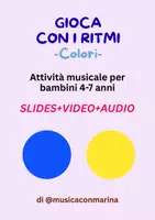 anteprima - Didattica a stazioni - GIOCA CON I RITMI - Colori - Pagina di copertina