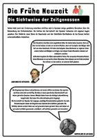 Vorschau - Arbeitsblätter - Umgang mit den Indigenen Amerikas: Brief an Sepulveda - Deckblatt