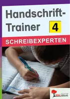 Vorschau - Arbeitsblätter - Handschrift-Trainer 4 Schreibexperten | Handschrift verbessern, Schreibschrift, Schwungübungen, Feinmotorik, Schriftbild, Lateinische Ausgangsschrift | Deutsch Grundschule Klasse 1-4 - Deckblatt