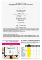 Vorschau - Arbeitsblätter - Handschrift-Trainer 4 Schreibexperten | Handschrift verbessern, Schreibschrift, Schwungübungen, Feinmotorik, Schriftbild, Lateinische Ausgangsschrift | Deutsch Grundschule Klasse 1-4 - Seite 1