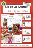 Vorschau - Stundenentwürfe - Unterrichtsreihe: Dia de los Muertos (Kunst) - Deckblatt