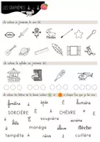 Aperçu - Feuilles d'exercices - Colle et crayon GRAPHEMES CP -é -ê - Page 3