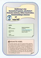 Vorschau - Arbeitsblätter - Materialpaket: Dreiecke entdecken mit GeoGebra (Arten von Dreiecken, Höhen, Flächeninhalt) - Seite 2