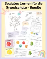 Vorschau - Arbeitsblätter - Soziales Lernen für die Grundschule - Bundle - Deckblatt