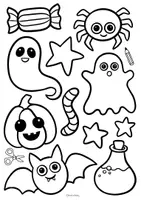 Vorschau - Arbeitsblätter - Bastel deinen Grusel Kranz - Kunstidee für Halloween & Herbst - Seite 3