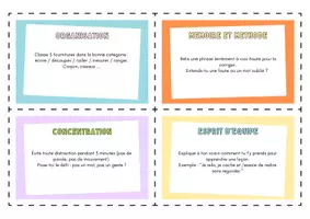 Aperçu - Apprentissages en autonomie - Les cartes défis méthode - Page 3