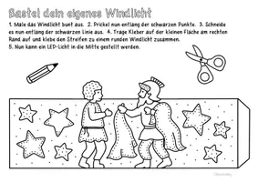 Vorschau - Arbeitsblätter - Sankt Martin Windlichter zum Prickeln & Basteln - Laternen Kunst im Herbst - Seite 2