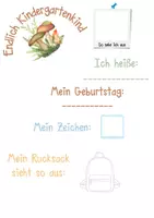 Vorschau - Arbeitsblätter - Walddesign Kindergarten Ordner Portfolio Kindergartenzeit - Seite 2