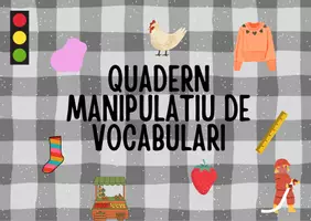 Vista previa - Refuerzo / NEE / Materiales de apoyo - Quadern manipulatiu de vocabulari variat (català) - Portada