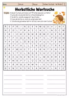 Vorschau - Arbeitsblätter - Suchsel - Im Herbst (Klasse 1-5) - Seite 3
