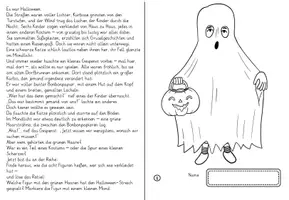 Vorschau - Arbeitsblätter - Halloween Logical-Heft: Das Rätsel der grünen Haare - Seite 2