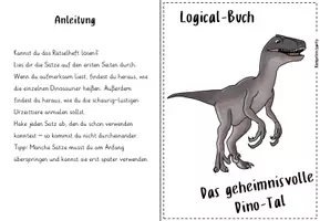 Vorschau - Arbeitsblätter - Dino Logical-Heft: Das geheimnisvolle Dino-Tal - Seite 1