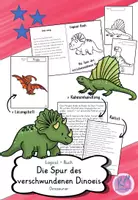 Vorschau - Arbeitsblätter - Dino Logical-Heft: Die Spur des verschwundenen Dinoeis - Deckblatt
