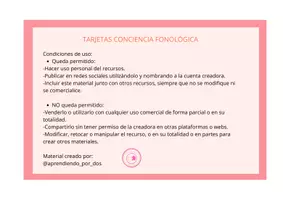 Vista previa - Tarjetas / Manipulativos - Tarjetas empieza por....(conciencia fonológica) - página 1