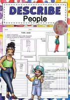 Vorschau - Arbeitsblätter - Englisch: Personenbeschreibung - Deckblatt