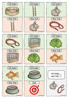 Vorschau - Spiele - Ich habe, wer hat, Haustiere, Spiel, Wortschatz - Seite 3