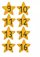 Vorschau - selbst erstellte Cliparts/Grafiken - Adventskalender_Sterne für Kästchen - Seite 1