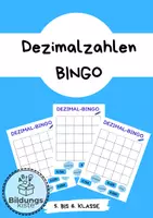 Vorschau - Spiele - Dezimal-Bingo – Das motivierende Lernspiel für die 5. & 6. Klasse - Deckblatt