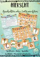 Vorschau - Spiele - Hierscht Geschichten oder Sätz wierfelen Wuertschatzspill - Deckblatt