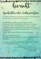 Vorschau - Spiele - Hierscht Geschichten oder Sätz wierfelen Wuertschatzspill - Seite 1