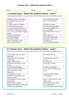 Vorschau - Arbeitsblätter - If Sätze / if clauses Typ 2 - Match the sentence halves Übungen mit Lösungen - PDF und Docx - Seite 2