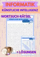 Vorschau - Arbeitsblätter - Rätsel: Wortsuche zum Thema Künstliche Intelligenz - Deckblatt