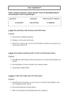 Vorschau - Arbeitsblätter - Argumentation: Übung: Gute Argumente - Konjunktionen - Deckblatt