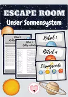 Vorschau - Arbeitsblätter - Sonnensystem - Deckblatt