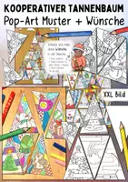 Vorschau - Arbeitsblätter - Tannenbaum Dreiecke 🎄 Mosaik - Gemeinschaftsbild Poster PAKET Winter Weihnachten - Seite 1