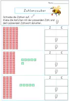 Vorschau - Arbeitsblätter - Zehner und Einer bis 100: Zahlen schreiben & Zahlwörter zuordnen - Seite 2