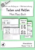 Vorschau - Unterrichtsreihen - Ethik - Teilen und Helfen - Werteerziehung - Deckblatt