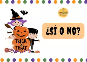 Vista previa - Tarjetas / Manipulativos - Pack de Halloween: comprensión - página 1