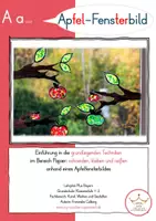 Vorschau - Stundenentwürfe - Apfelfensterbild - Papierreißtechnik mit Transparentpapier 🍎 - Deckblatt