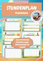 Vorschau - Arbeitsblätter - Stundenplan für eine Eulenklasse - Deckblatt