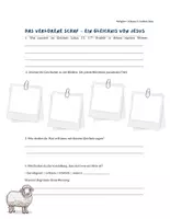 Vorschau - Arbeitsblätter - Das verlorene Schaf - Gleichnis im Leben Jesu - Deckblatt