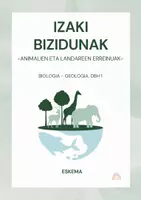 Vista previa - Unidades / Secuencias / Situaciones de Aprendizaje - IZAKI BIZIDUNAK (apunteak) - DBH1 - Portada