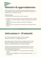 anteprima - Piani di lezione - Confrontare la costruzione delle frasi latine con quella dell’italiano per riconoscere somiglianze e differenze - Pagina 1
