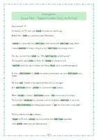 Vorschau - Arbeitsblätter - simple past worksheet (mixed) mit Lösung - Seite 2