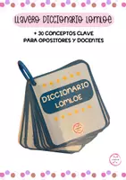 Vista previa - Tarjetas / Manipulativos - LLAVERO DICCIONARIO LOMLOE - Portada