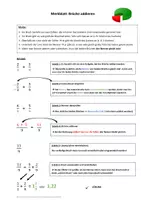 Vorschau - Arbeitsblätter - Mathe-Übung: Brüche addieren & subtrahieren (mit Merkblatt) - Seite 2
