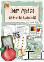 Vorschau - Stundenentwürfe - Der Apfel - Unterrichtseinheit für Klasse 1 und 2 - Deckblatt