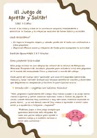 Vista previa - Decoración del aula - Relajacion progresiva: el juego de apretar y soltar - página 1