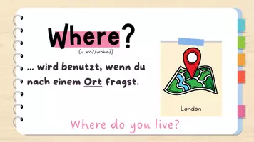 Vorschau - Poster - Question Words - Fragewörter - Einführungsfolien/Poster - Seite 2