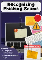 Vorschau - Arbeitsblätter - Phishing erkennen: E-Mails, Nachrichten, Spear Phishing - Deckblatt