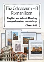 Vorschau - Arbeitsblätter - English Reading Comprehension + Vocabulary: The Colosseum - Deckblatt