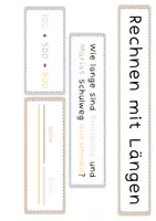 Vorschau - Poster - Wortspeicher Rechnen mit Längen I Kilometer und Meter - Seite 1
