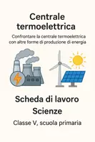 anteprima - Schede informative - Raccolta di materiali: Centrale termoelettrica (schede di lavoro) - Pagina 1