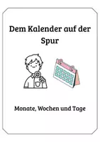 Vorschau - Arbeitsblätter - Dem Kalender auf der Spur - Deckblatt
