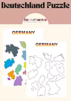 Vorschau - Spiele - Deutschland Puzzle / Bundesländer Deutschland - Deckblatt