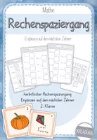 Vorschau - Arbeitsblätter - Rechenspaziergang - Ergänzen auf den nächsten Zehner - Herbst - Deckblatt